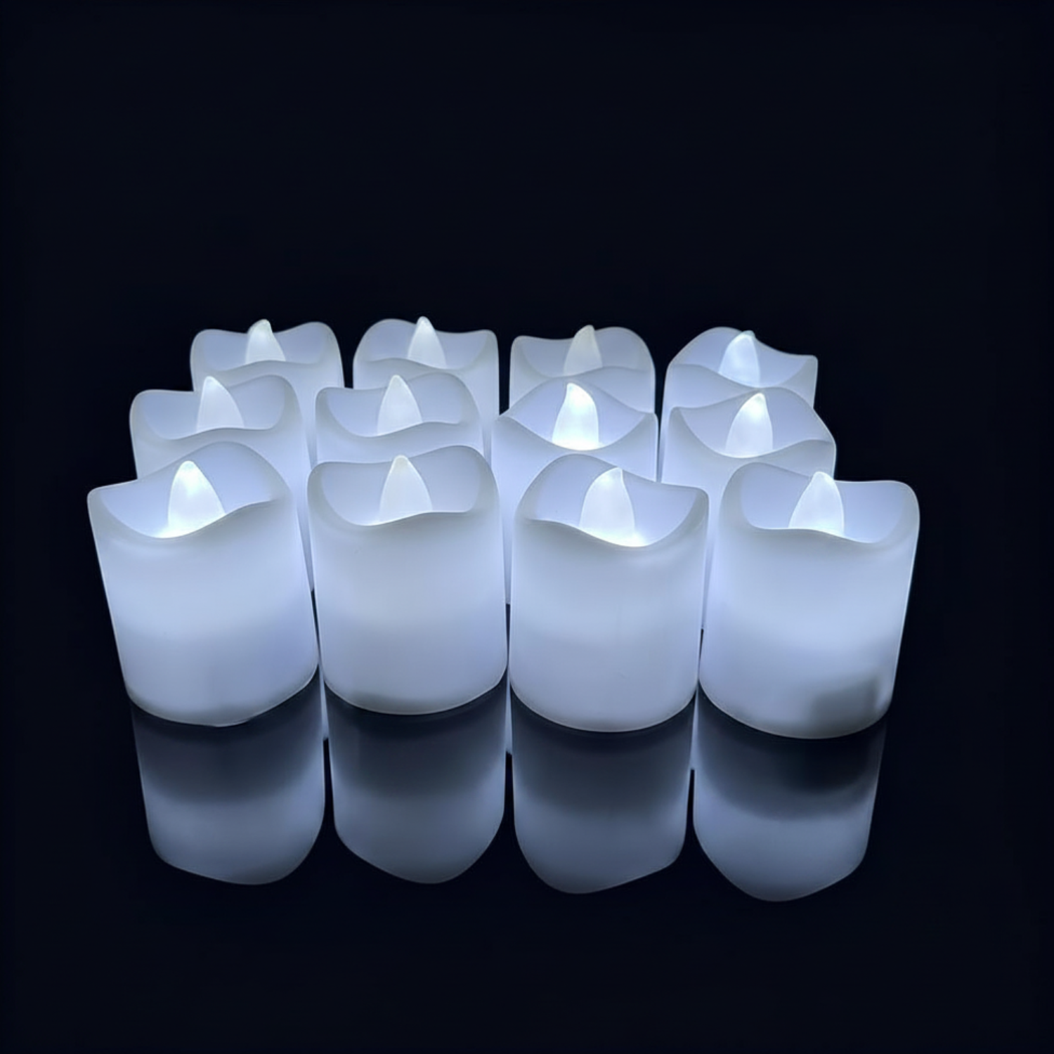 LED 12W1 Candle | Smokeless Flameless LED Light Candle for Diwali, Pooja, Home & Festive Decoration