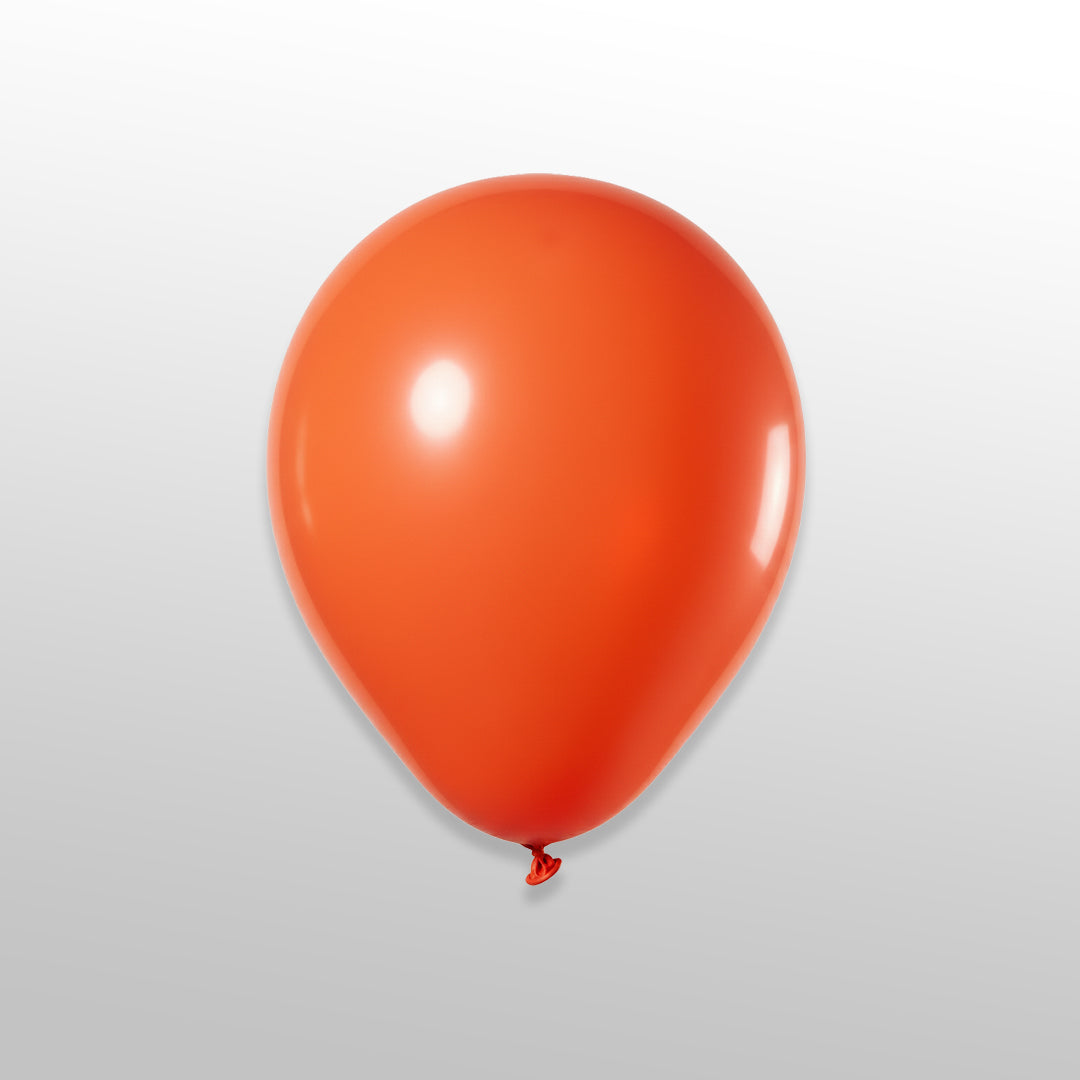 50 Pcs Orange Balloons Latex Party Round Balloon for Decorations