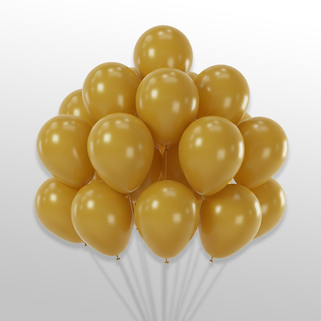 Yellow Balloons Round Balloons for Birthday