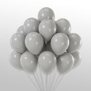 silver Balloons Round Balloons for Birthday