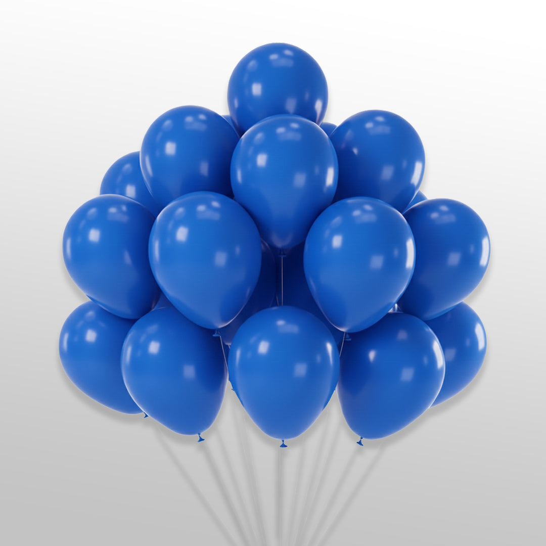 Light Blue Round Balloons for Birthday