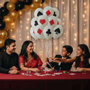Playing Cards Spades Hearts Diamonds Clubs Shaped Helium Balloons