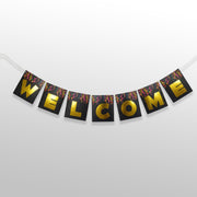 Welcome Bunting Banner | Welcome Home Banner for Entrance Decoration & Party Décor
