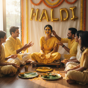 Haldi Golden Foil Balloon