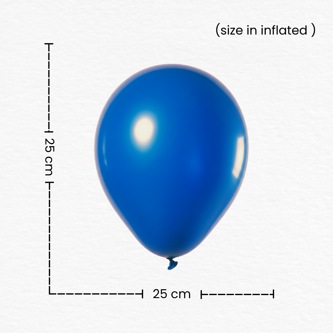 50 Pcs Light Blue Pastel Latex Balloons/Elegant Decor Set for Baby Shower & Birthday