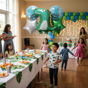 5pcs Dinosaur Helium Foil Balloon Set