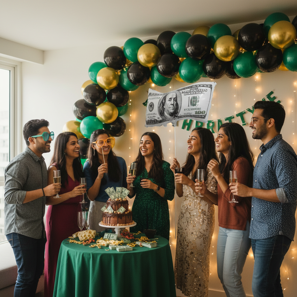 Dollar Bill Foil Balloon