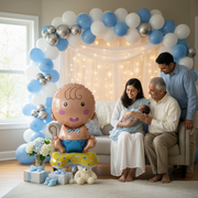 4D Standing Baby Boy Balloons