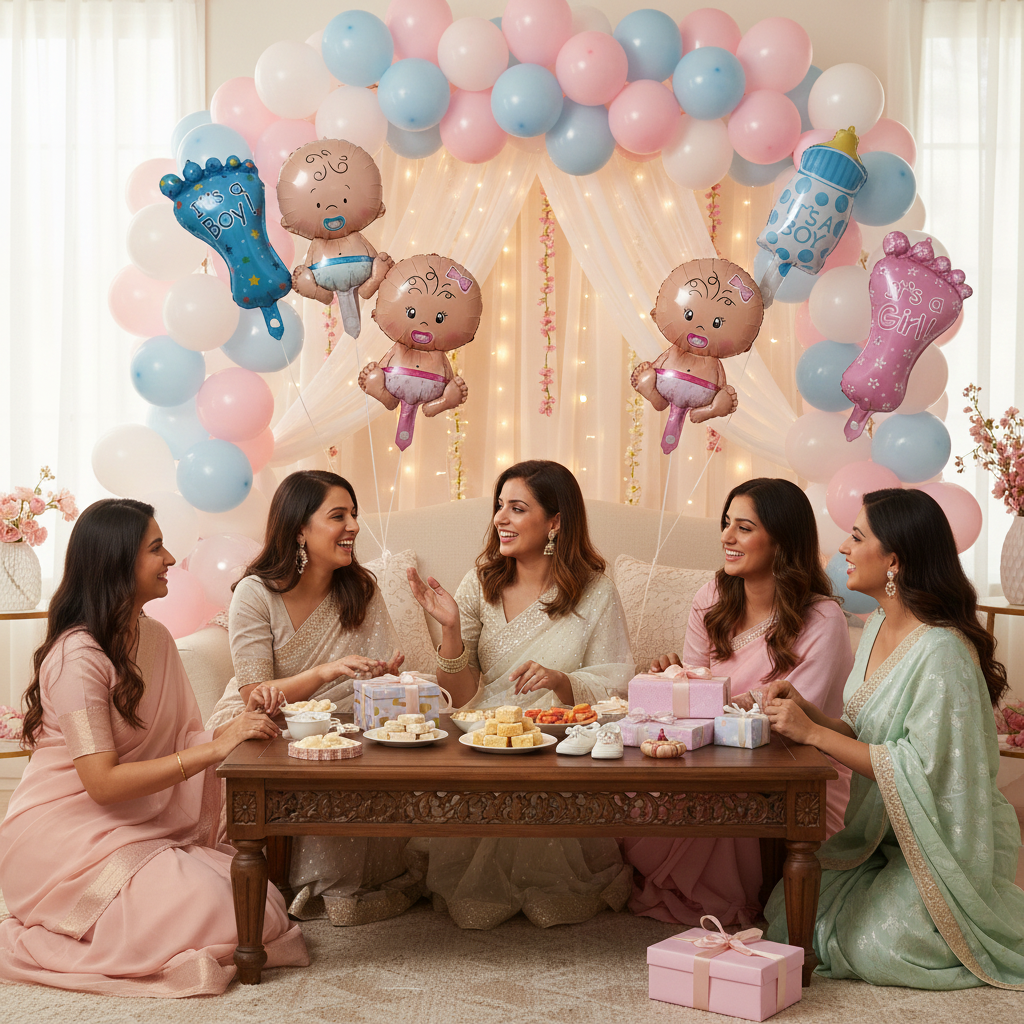 Baby Shower Foil Balloon Kit