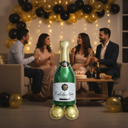 Celebration Champagne Bottle Standing Foil Balloon
