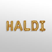 Haldi Golden Foil Balloon