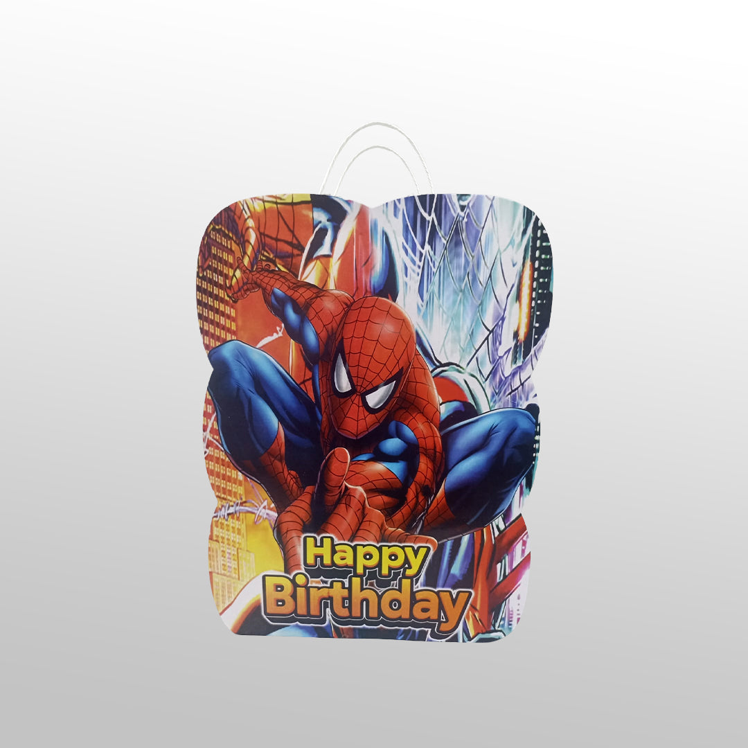Spider Man Paper Gift Bag with Handle
Kids Birthday Gift Packaging Bag