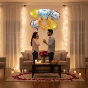 Beautiful Ring Foil Balloon Set for Valentines