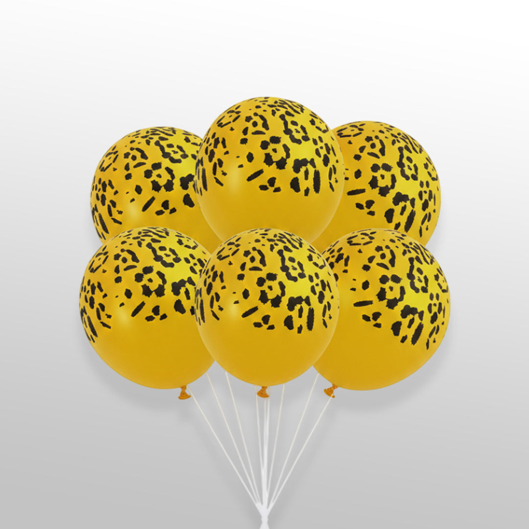 Leopard Print Round Balloons