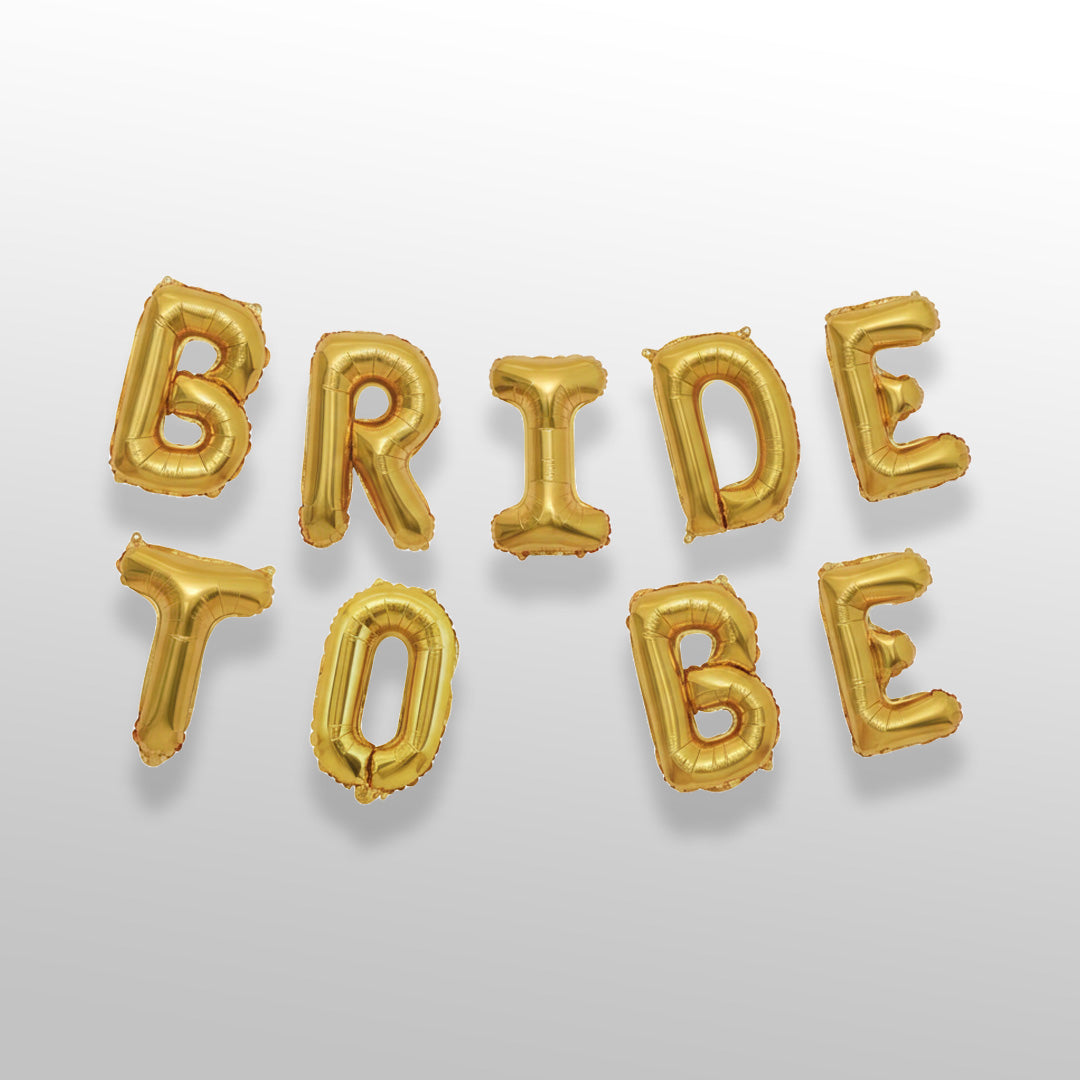 Bride To Be Golden Balloon