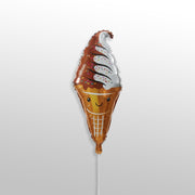 Giant ice cream cone foil balloon for kids birthday party decoration
