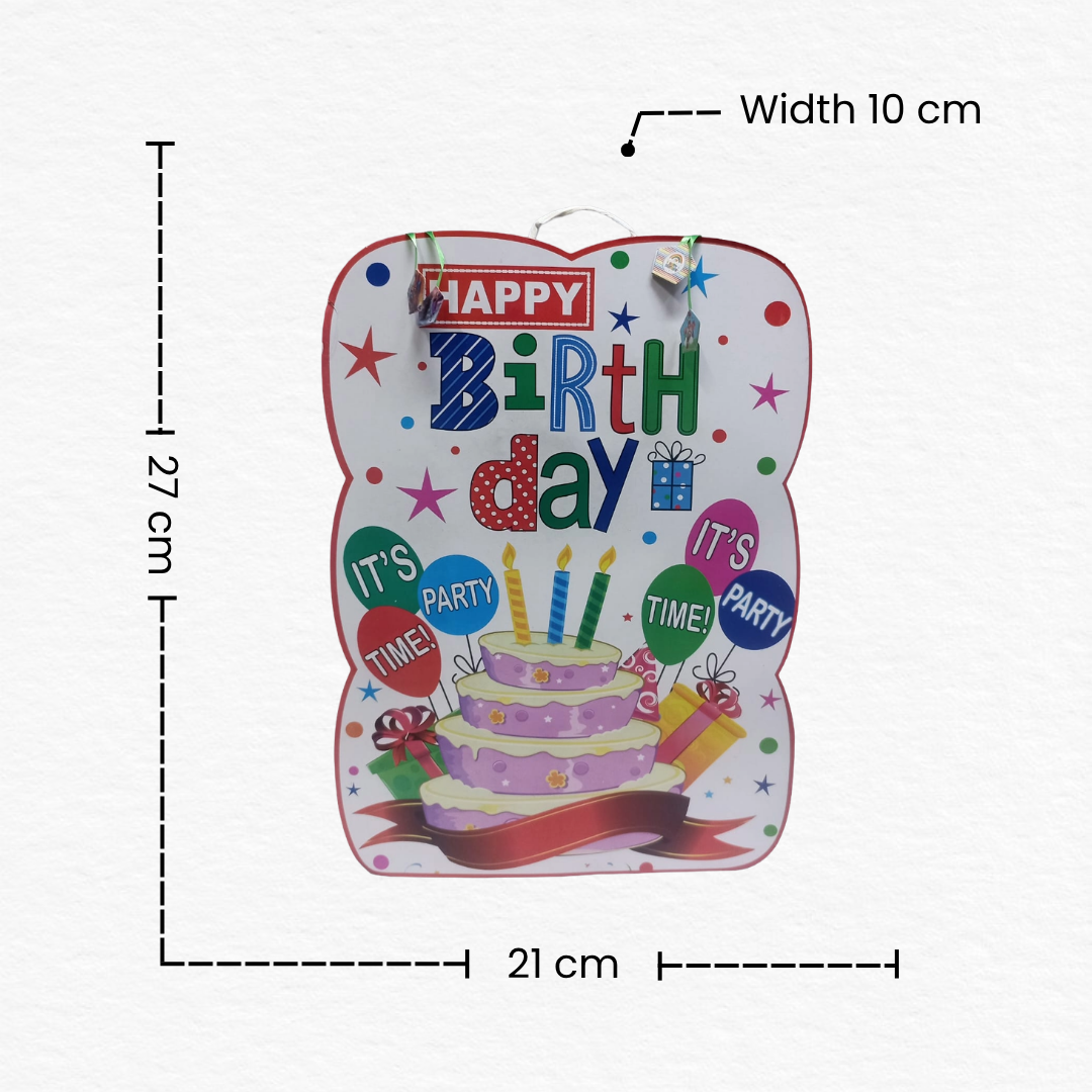 Happy Birthday Cake Theme Gift Bag/Colorful Birthday Party Decoration Accessory