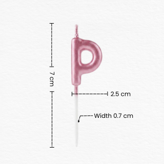 Magenta Pink Happy Birthday Letter Candles for Cake/Metallic Pink Birthday Candles/Birthday Supplies