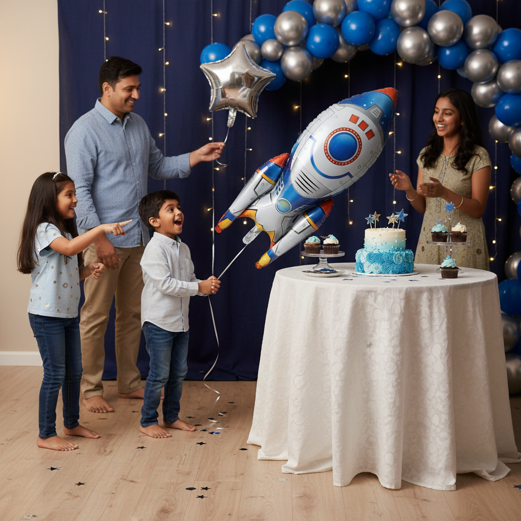Rocket Standing Balloon for Party