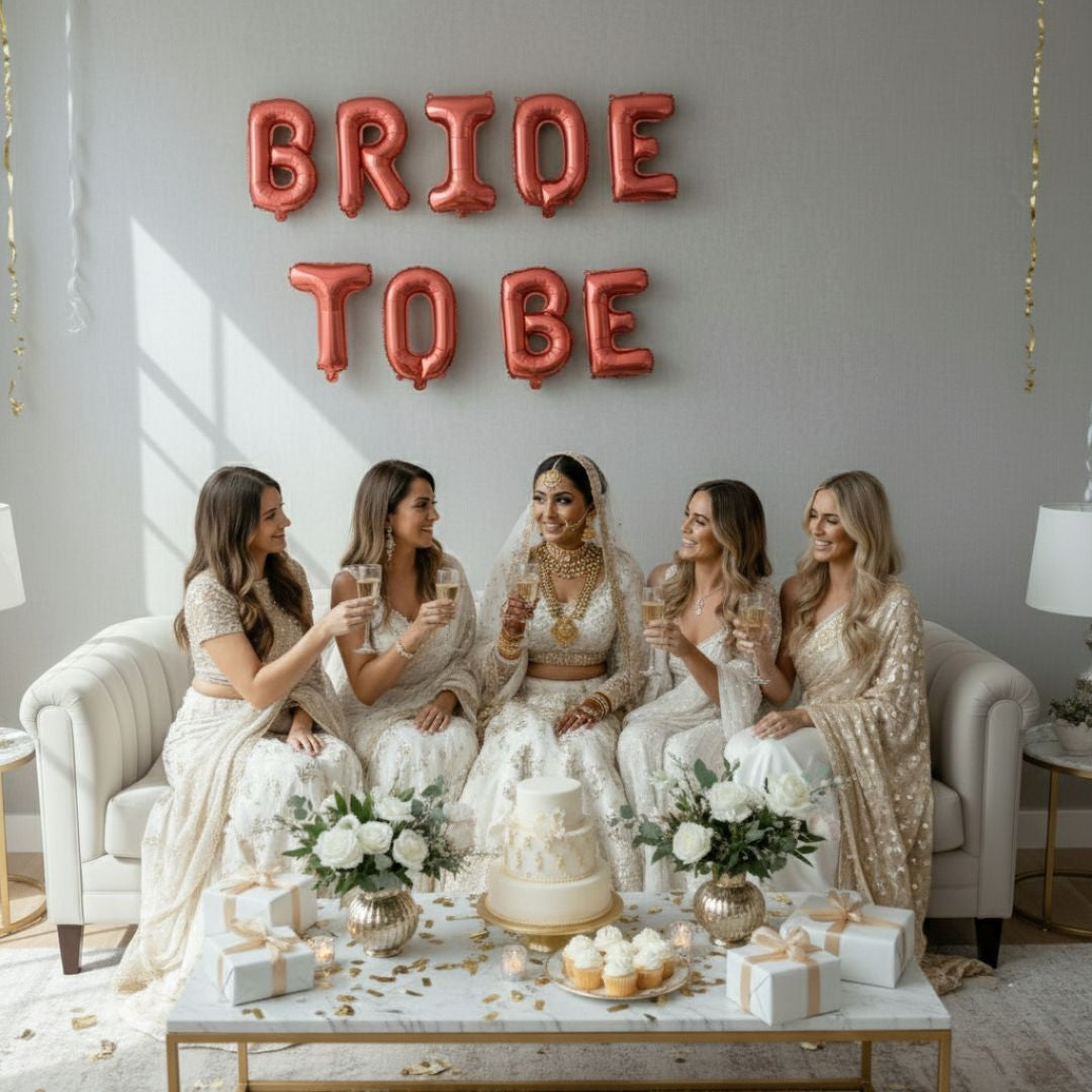 Bride To Be Red Foil Balloon