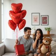 Teddy Bear Love Foil Balloon