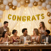 Congrats Golden Foil Balloon