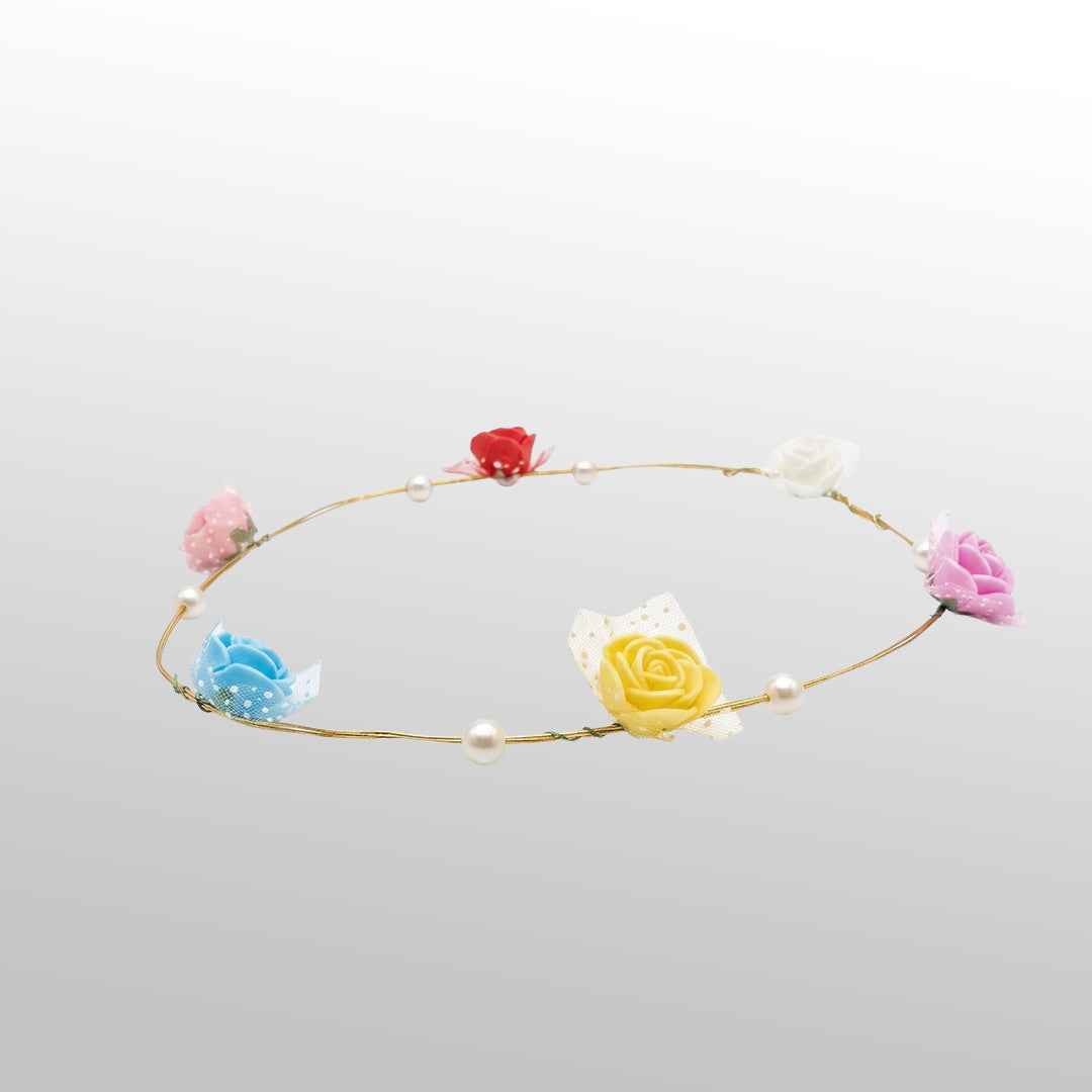 Flower Headband for Birthdays and Weddings
Rose Flower Crown for girls 